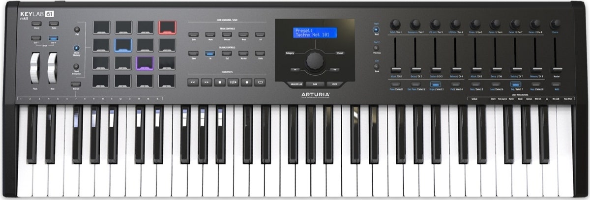 Arturia KeyLab 61 MKⅡ MIDIキーボード ARTURIA KEYLAB-MKII-61 BLACK